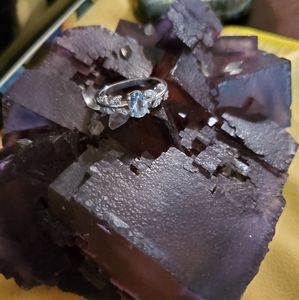 💦 Sky blue Aquamarine ring 💦